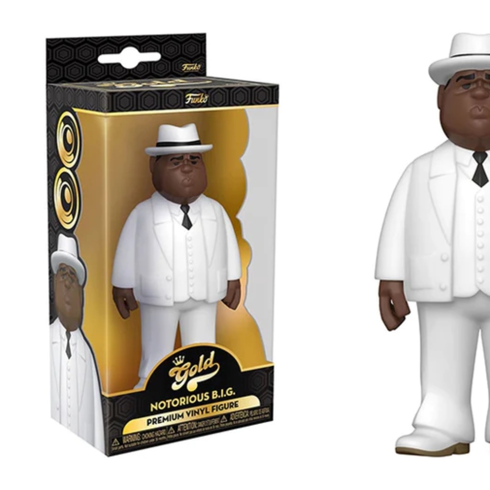 Biggie Smalls  Collectible 2021 Handpicked Funko Gold Premium Vinyl 5" Figure